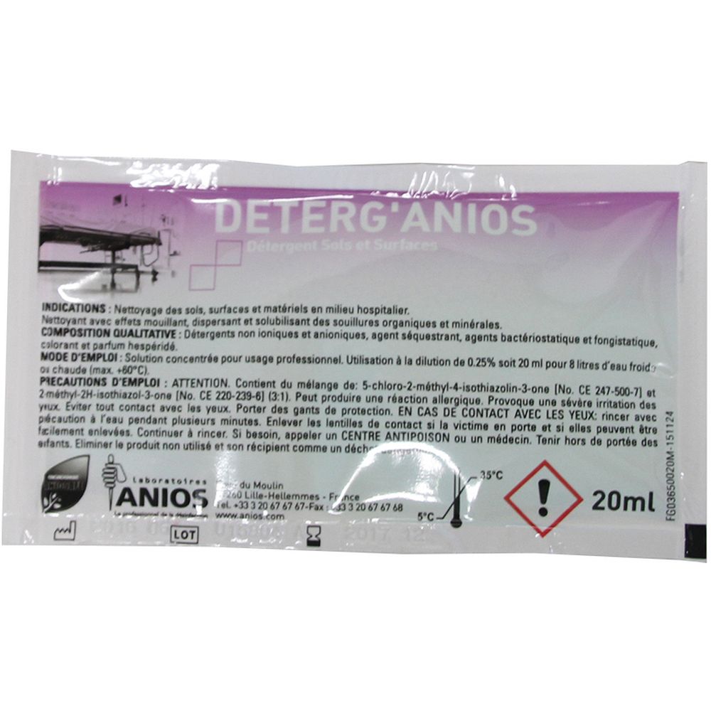 Détergent DETERG'ANIOS